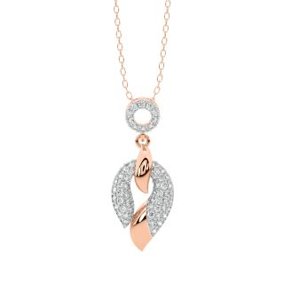 Axel Round Diamond Office Wear Pendant